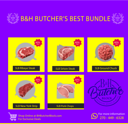 B&H Butcher Block Signature Bundle